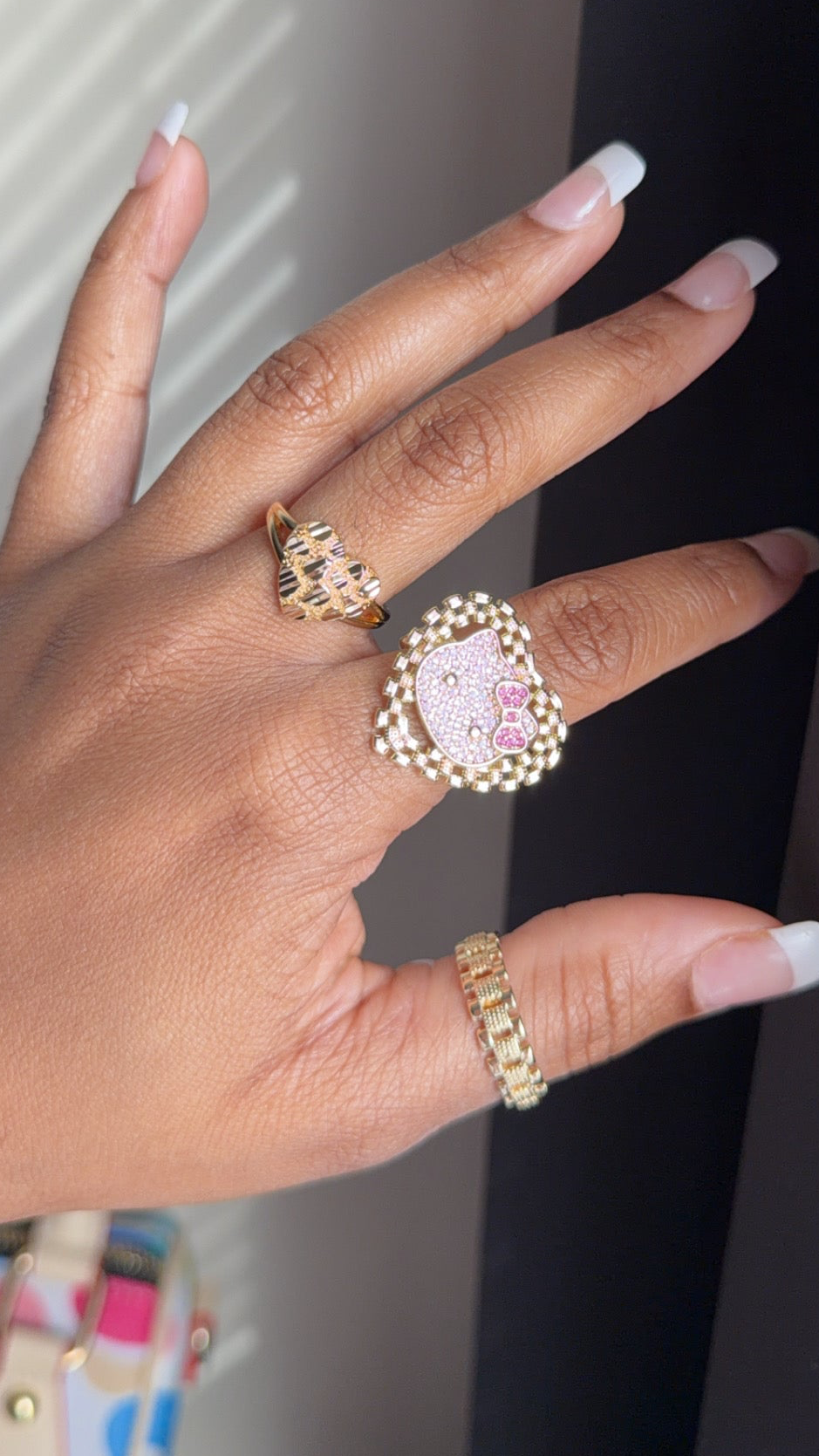 heart nugget ring